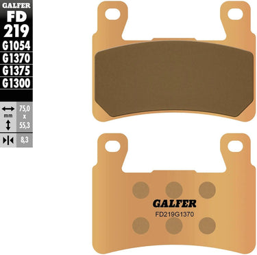 Galfer remblokken fd219 brake pad fd219 g1370 sint. metal street