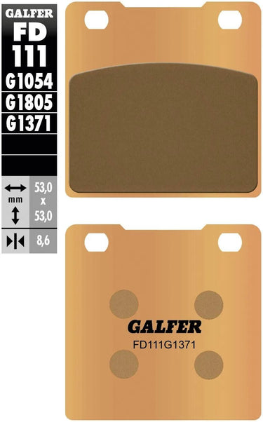 Galfer remblokken fd111 brake pad fd111 g1371 sintered metal