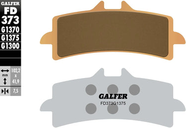 Galfer remblokken fd373 sintered brake pad fd373 g1375