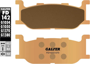 Galfer remblokken fd142 brake pad fd142 g1370 sintered metal