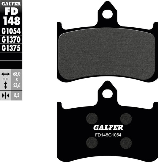 Galfer bremsbelag fd148 brake pad fd148 g1054 organic