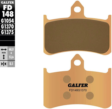 Galfer remblokken fd148 brake pad fd148 g1370 sintered metal