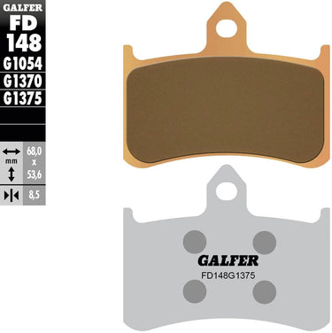 Galfer remblokken fd148 brake pad fd148 g1375 sintered metal