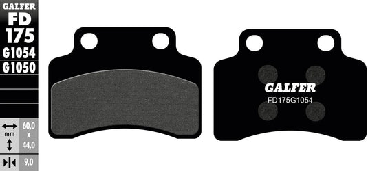 Galfer bremsbelag fd175 brake pad fd175 g1054 organic