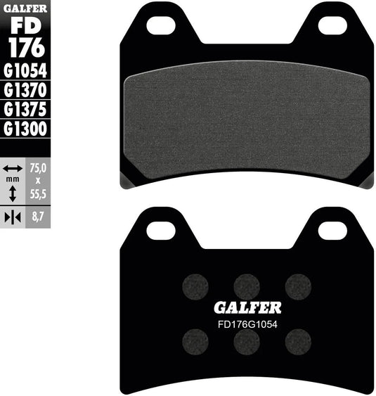 Galfer bremsbelag fd176 brake pad fd176 g1054 organic