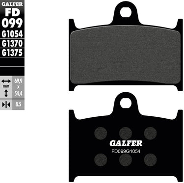 Galfer remblokken fd099 brake pad fd099 g1054 organic