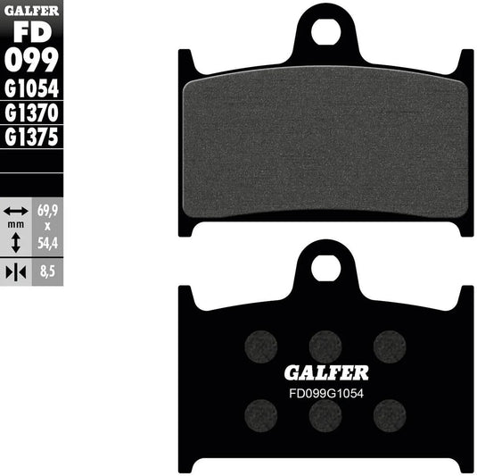 Galfer bremsbelag fd099 brake pad fd099 g1054 organic