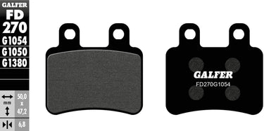 Galfer remblokken fd270 brake pad fd270 g1054 organic standard