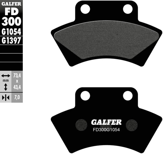 Galfer bremsbelag fd300 brake pad fd300 g1054 organic standard
