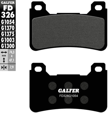 Galfer remblokken fd326 organ brake pads. fd326 g1054