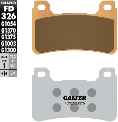 Galfer remblokken fd326 sintered brake pad fd326 g1375