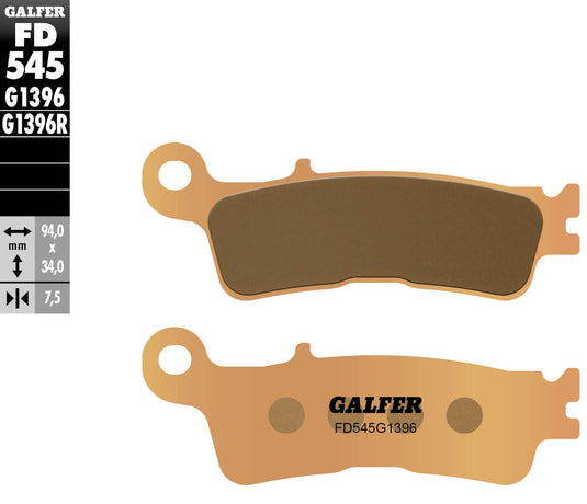 Galfer remblokken fd545 brake pad fd545 g1396 sint.metal offroad