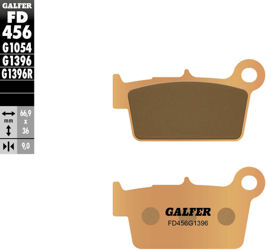 Galfer remblokken fd456 brake pad fd456 g1396 sint.metal offroad