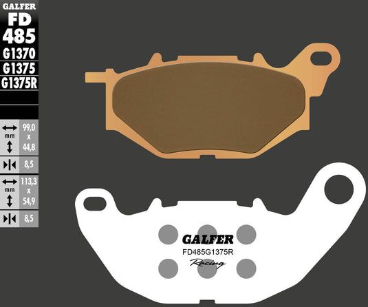 Galfer remblokken fd485 brake pad fd485 g1375r sint.metal racing