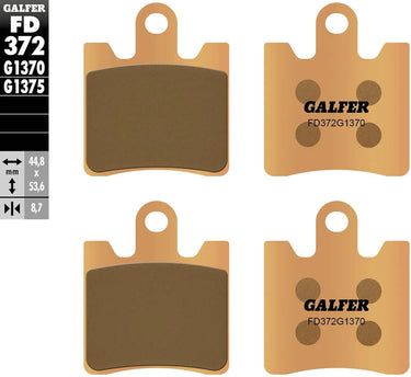 Galfer remblokken fd372 brake pad fd372 g1370 sint.metal street