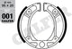 Galfer remsegmenten mf001 brake shoe mf001 g2165 organic