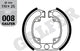 Galfer remsegmenten mf008 brake shoe mf008 g2165 organic