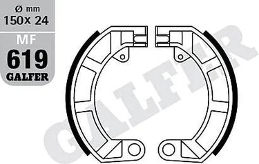 Galfer remsegmenten mf619 brake shoe mf619 g2165 organic