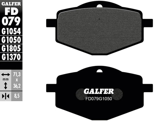 Galfer bremsbelag fd079 brake pad fd079 g1050 oragnic