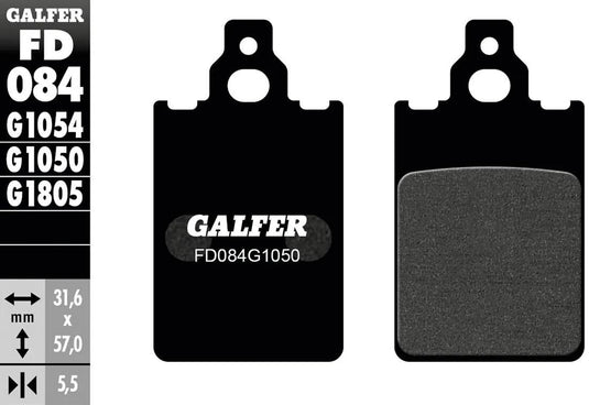 Galfer bremsbelag fd084 brake pad fd084 g1050 organic