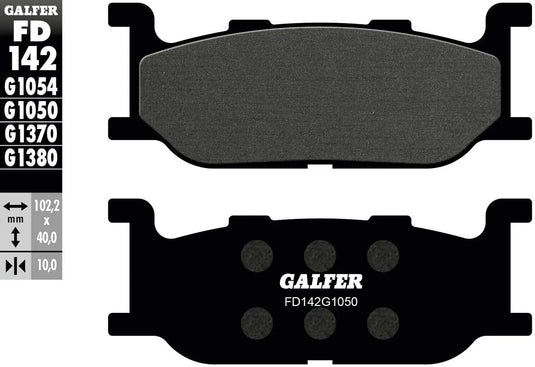 Galfer remblokken fd142 brake pad fd142 g1050 organic