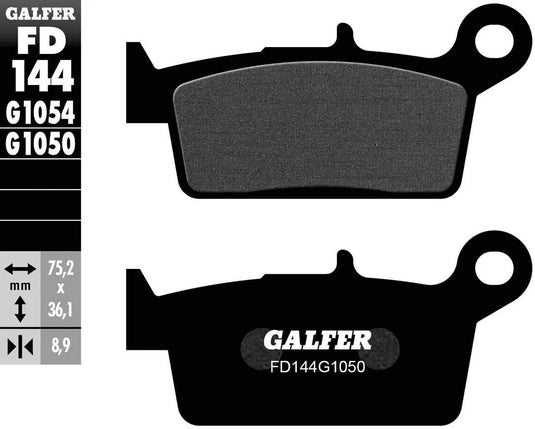 Galfer bremsbelag fd144 brake pad fd144 g1050 organic