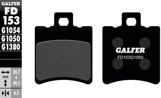 Galfer bremsbelag fd153 brake pad fd153 g1050 organic
