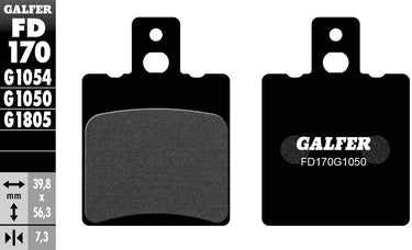 Galfer remblokken fd170 brake pad fd170 g1050 organic