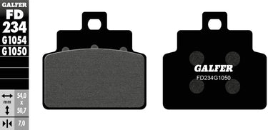 Galfer remblokken fd234 brake pad fd234 g1050 organic scooter