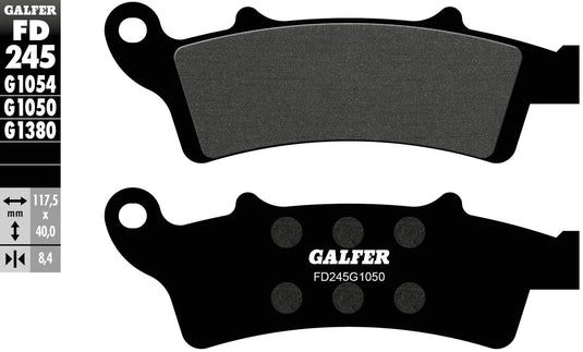 Galfer bremsbelag fd245 brake pad fd245 g1050 organic scooter