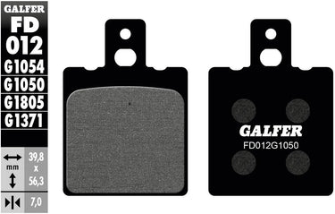 Galfer remblokken fd012 brake pad fd012 g1050 organic
