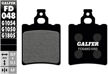 Galfer remblokken fd048 brake pad fd048 g1050 organic