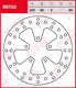 Trw remschijf mst253 rotor mst253 rigid