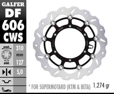 Galfer bremsscheibe df606 rotor brake rotors floating supermoto