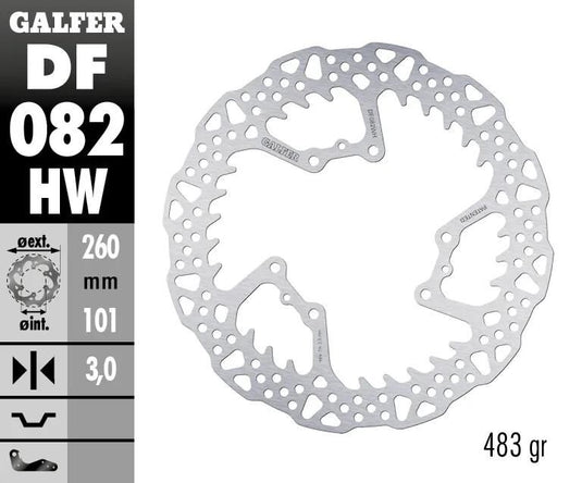 Galfer bremsscheibe df082 wave rotor df082 hw offroad rigid shark