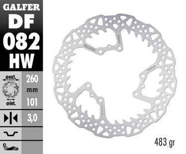 Galfer bremsscheibe df082 wave rotor df082 hw offroad rigid shark