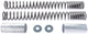 Wirth voorvork veerset fork spring set 5090 polished,cover 700