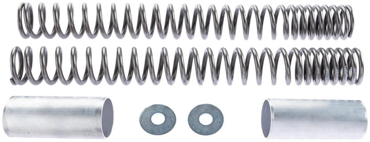 Wirth voorvork veerset fork spring set 1028 polished,cover 1374