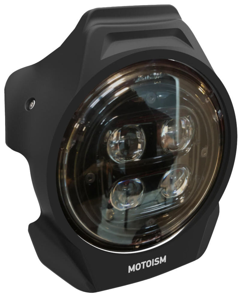 Load image into Gallery viewer, Motoism koplampmasker the nightcrawler headlight mask mi honda cl500
