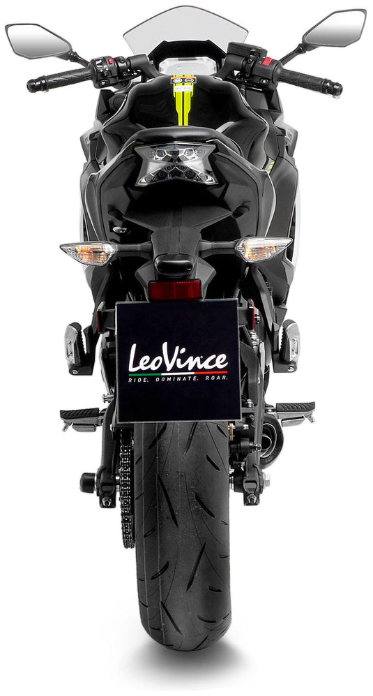 Leovince geluiddemper sbk lv one evo ii schalld leo compl lv one inox