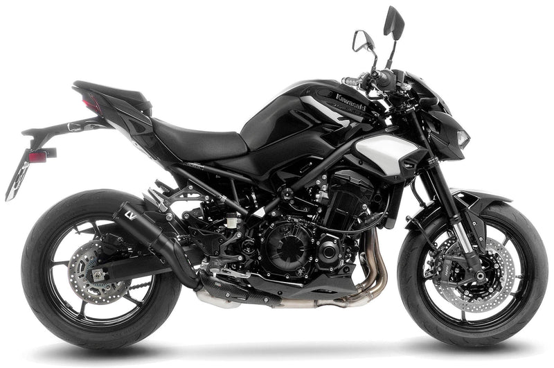 Load image into Gallery viewer, Leovince geluiddemper sbk lv corsa s full black edition schalld leo slipon lv corsa s sw
