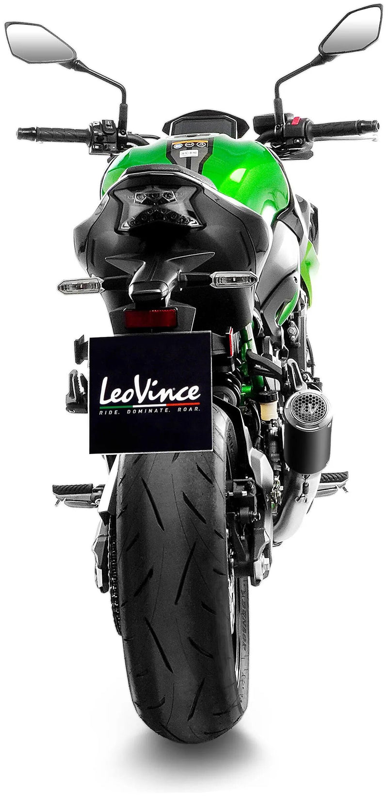 Load image into Gallery viewer, Leovince schalldämpfer sbk lv corsa s black edition schalld leo slipon lv corsa s sw-si
