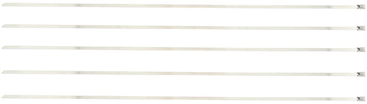 Silent sport kabelbinder stainless steel cable tie 520mm 5st.