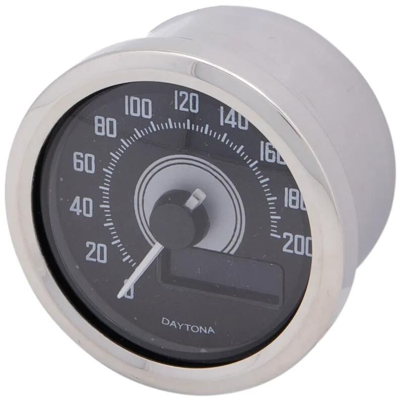 Load image into Gallery viewer, Daytona tachometer velona 60 speedometer velona,sw led-white 200km h
