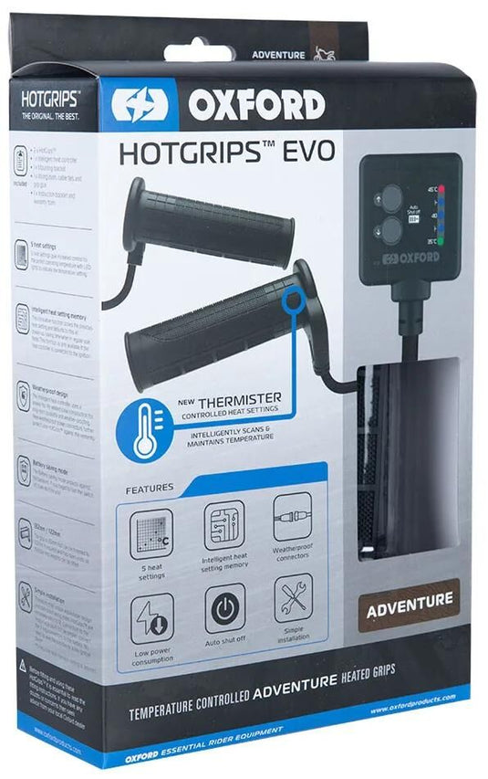 Oxford heizgriffe hotgrips evo heated grips evo a 22+25mm open 5-stage