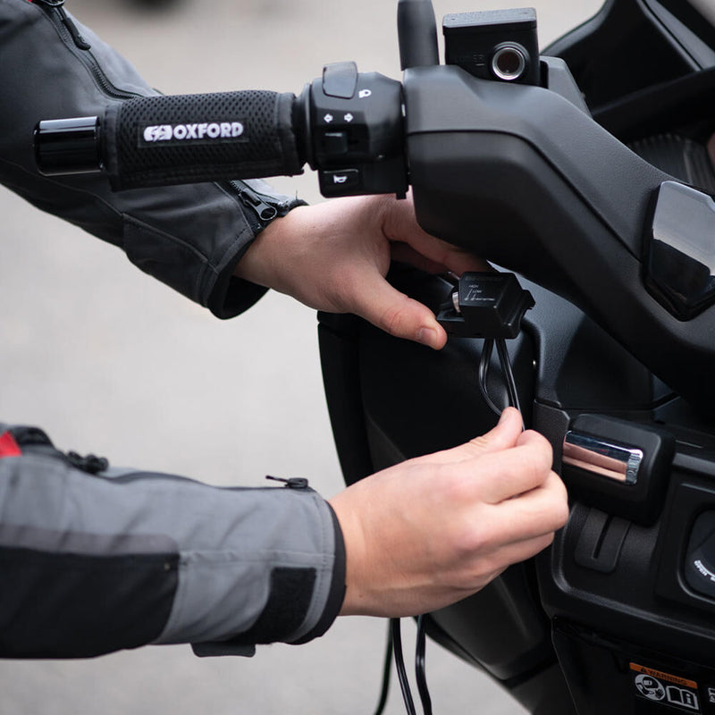 Load image into Gallery viewer, Oxford handvatverwarming courier hotgrips heated grips pre o universal open 2-stage
