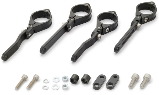 Daytona scheinwerferhalter dual-axis bracket sh. aluminum 35mm sw adjustab