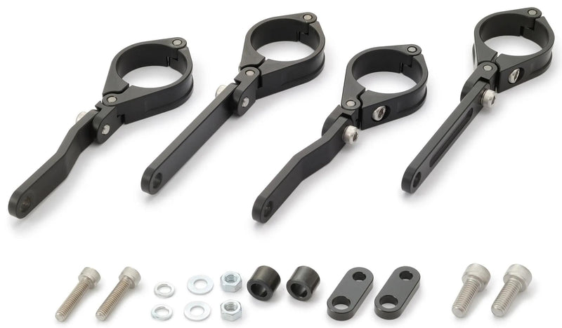 Load image into Gallery viewer, Daytona scheinwerferhalter dual-axis bracket sh. alu 39mm sw adjustable
