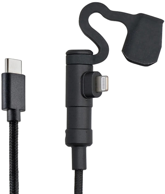 Daytona usb-oplaadkabel motorrad usb-cable type-c to light sw 20cm