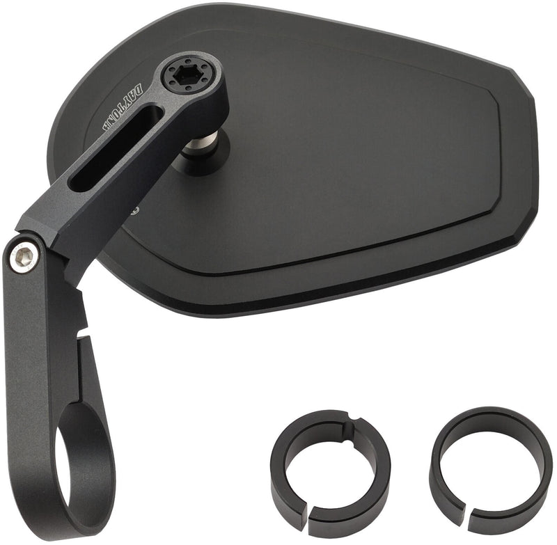 Load image into Gallery viewer, Daytona spiegel stuureinde d-mirror-15 mirrors barend flat ov al short sw e-mark
